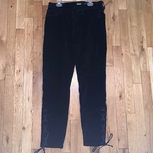 *BRAND NEW* Hudson Black Velvet Jeans